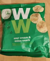 sour cream & onion snack