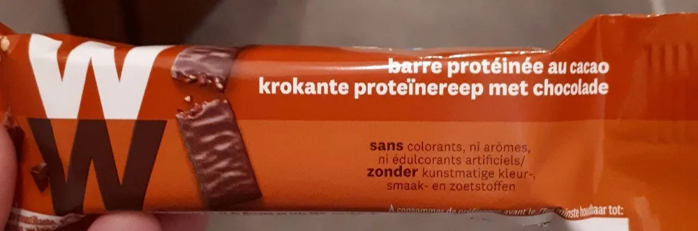 Barre protéinée au cacao