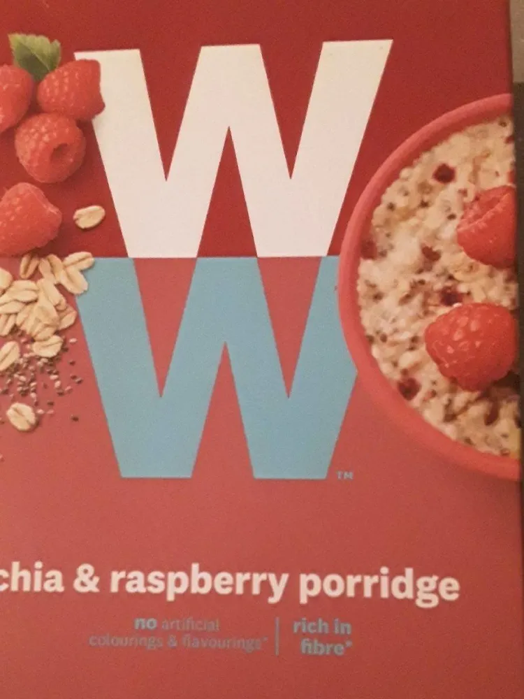 Chia & raspberry porridge