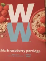 Chia & raspberry porridge