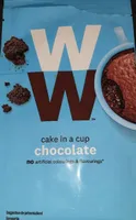 Cake in a cup chocolate
