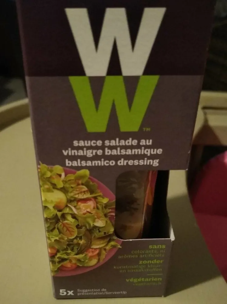 Sauce salade vinaigre balsamique