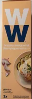 Creamy sauce with champagne