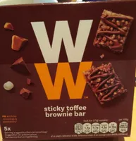 Sticky toffy brownie bar
