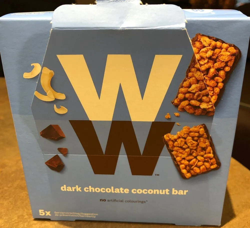 Dark chocolate coconut bar