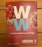 WW chia & raspberry porridge