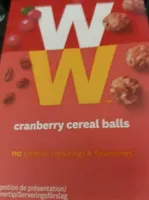 Cranberry cereal balls