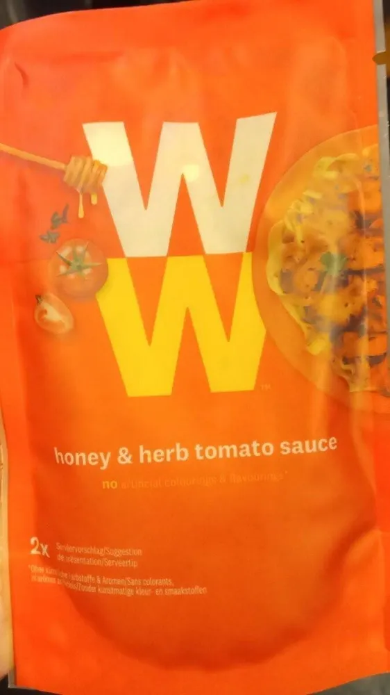 Sauce tomate miel et herbes