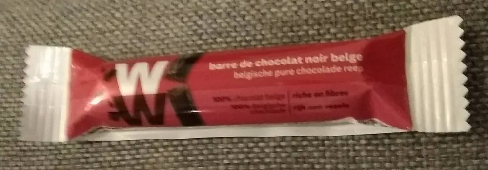 Barre de chocolat noir belge WW