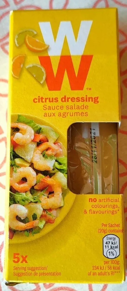 Sauce salade aux agrumes