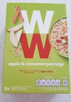 Porridge pomme cannelle