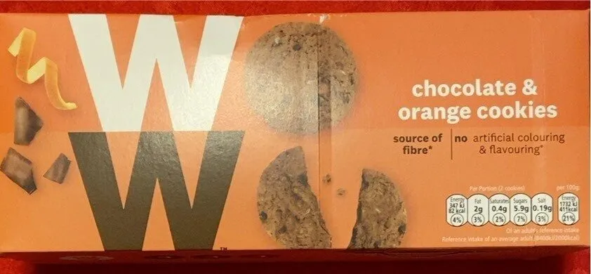 Chocolate & orange cookies