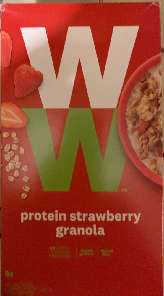 Protein strawberry granola