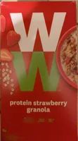 Protein strawberry granola
