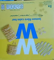 lemon fibre cake bar