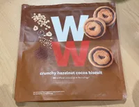 Crunchy hazelnut cocoa biscuit