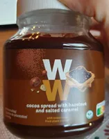 WW cocoa spread with hazelnut and salted caramel