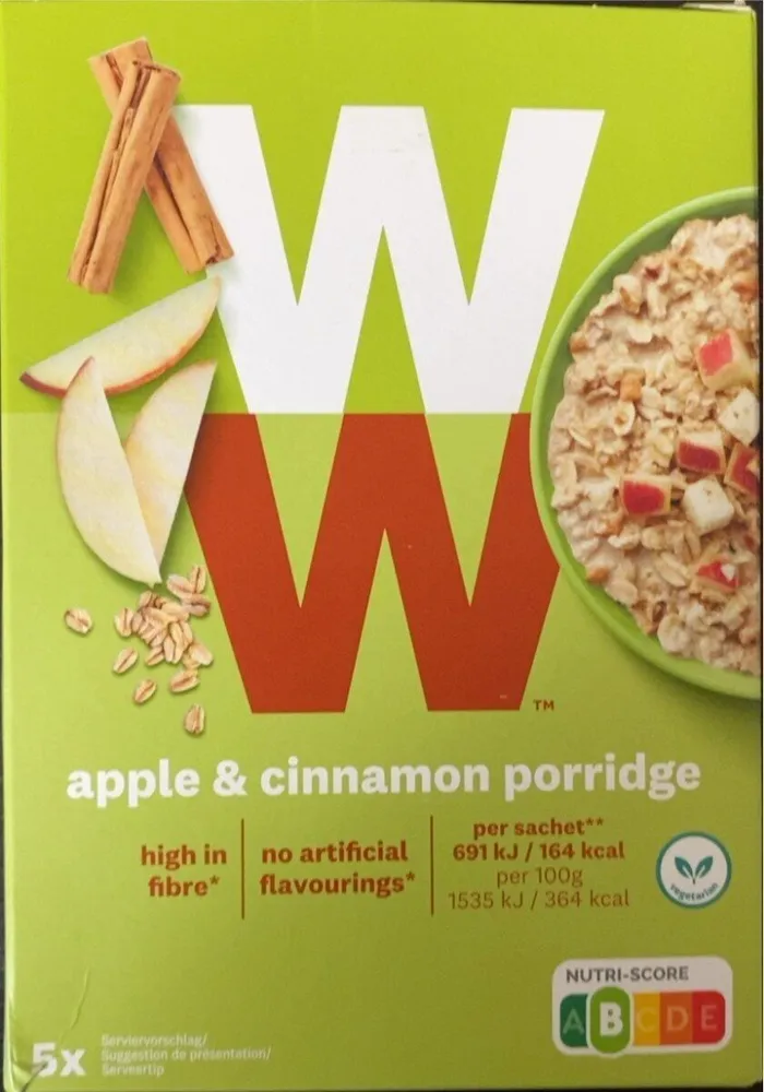 Apple & cinamon porridge