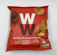 Barbecue popped snacks