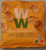 Cheese and Onion Popped Snacks