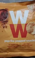 Paprika popped snack