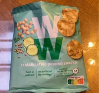 Tzarziki style popped snacks