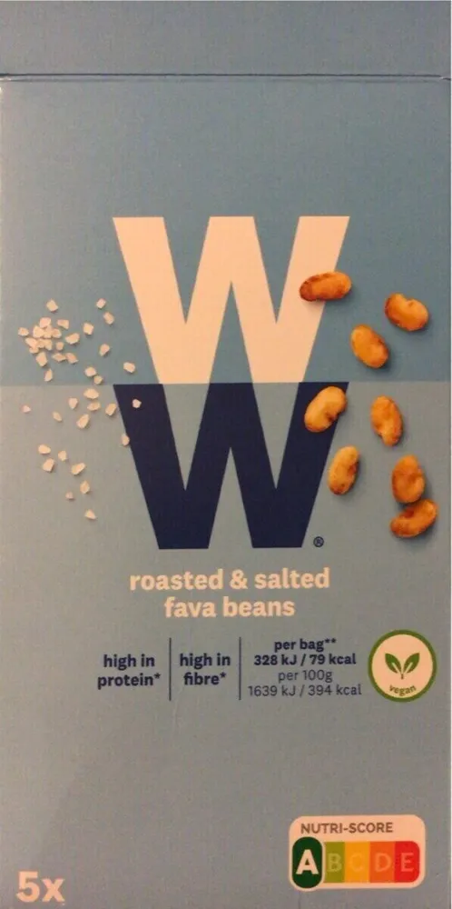 Roadted & salted fava beans