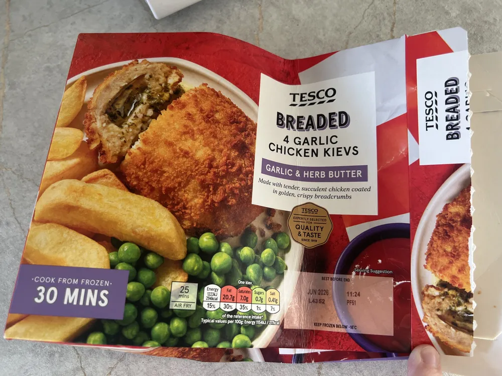 garlic chicken kiev
