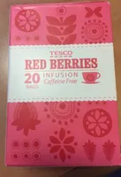 Tesco Red Berries Tea Bags 20'S 60G