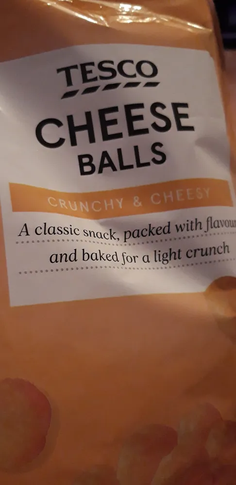 Tesco Cheese Balls Snacks 300G