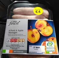 6 Pork & Apple Sausages