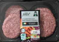 Irish Angus Beef Burgers with Seasoning