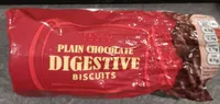 Plain chocolate digestive biscuits