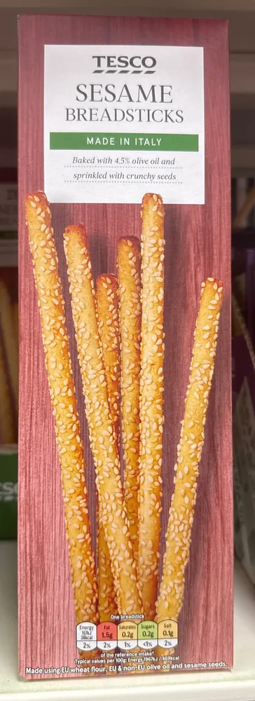 Tesco Sesame Breadsticks