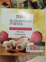 Yogurt Coated Strawberry Fruit Bites