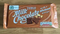 Milk chocolate wholenuts