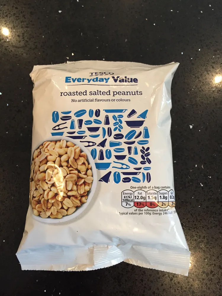 Roasted salted peanuts