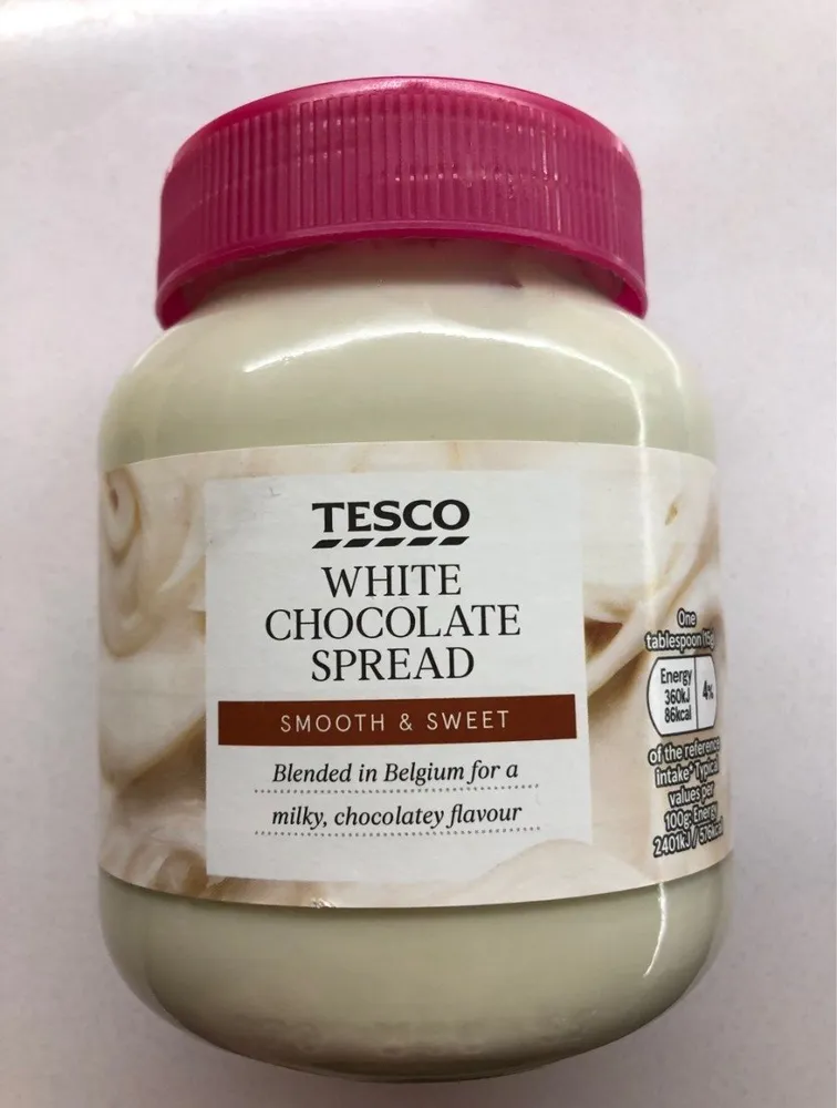 Tesco White Chocolate Spread 400G