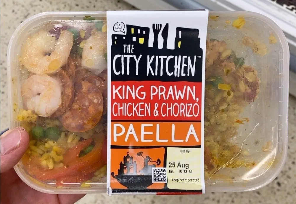 King prawn, chicken & chorizo paella