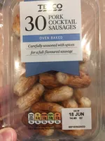 Tesco 30 Pork Cocktail sausages
