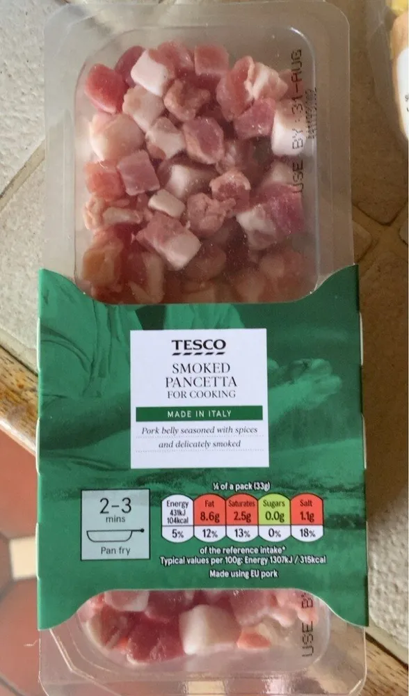 Smoked pancetta