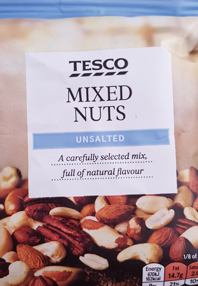 Unsalted Mixed Nuts