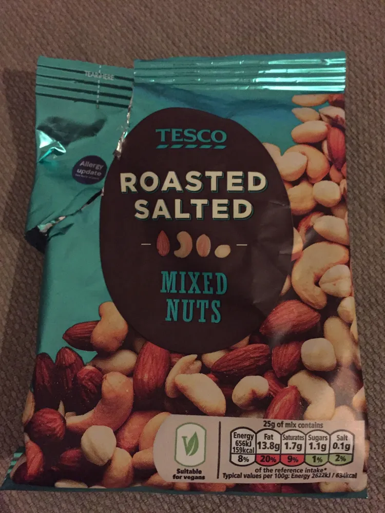 Roasted mixed nuts