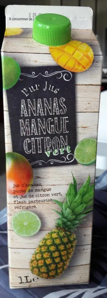Jus ananas mangue citron