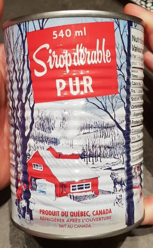 Sirop d'érable pur