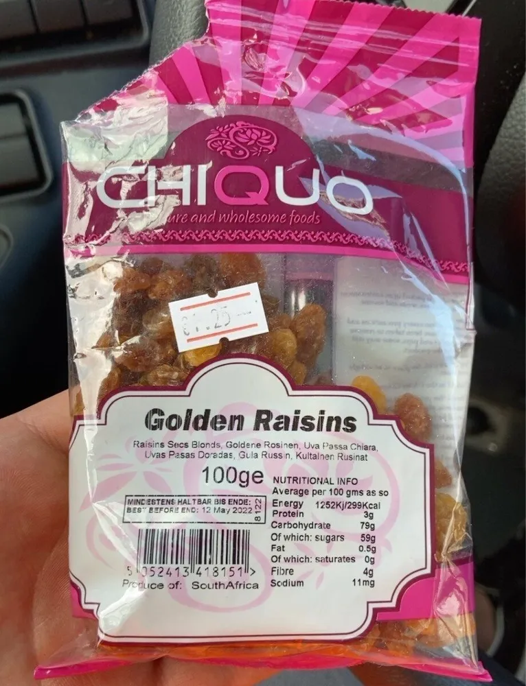Golden Raisins