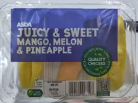 Mango, melon and pineapple