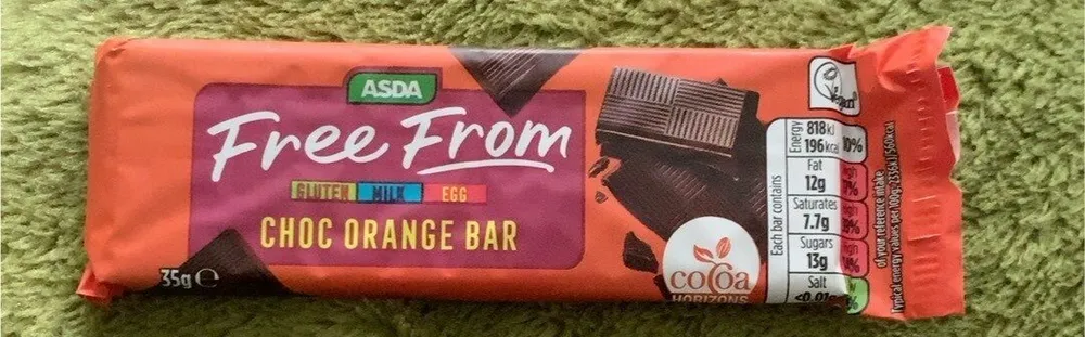 Choc orange bar