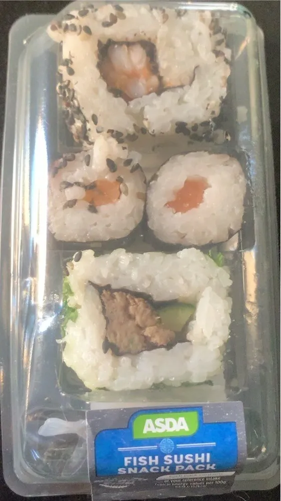 Fish sushi snack pack