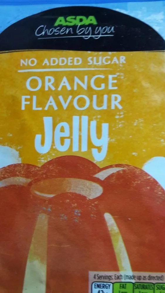 Orange flavour jelly